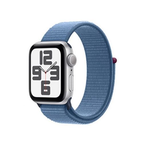 Apple Watch SE 2023 GPS 40mm - Silver Aluminium Case - Winter Blue Sport Loop - EU