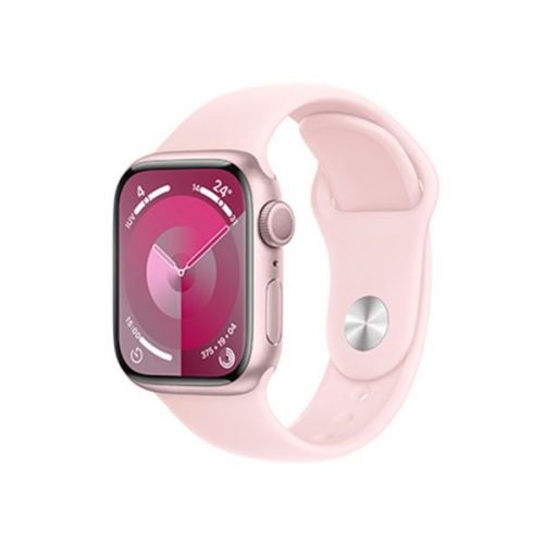 Apple Watch Series 9 GPS 41mm - Pink Aluminium Case - Light Pink Sport Band - M/L - EU