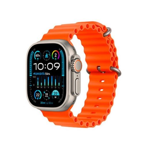 Apple Watch Ultra 2 GPS + Cellular 49mm - Titanium Case - Orange Ocean Band - EU