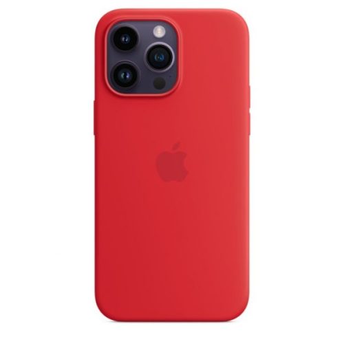 Custodia MagSafe in silicone per iPhone 14 Pro Max - Red